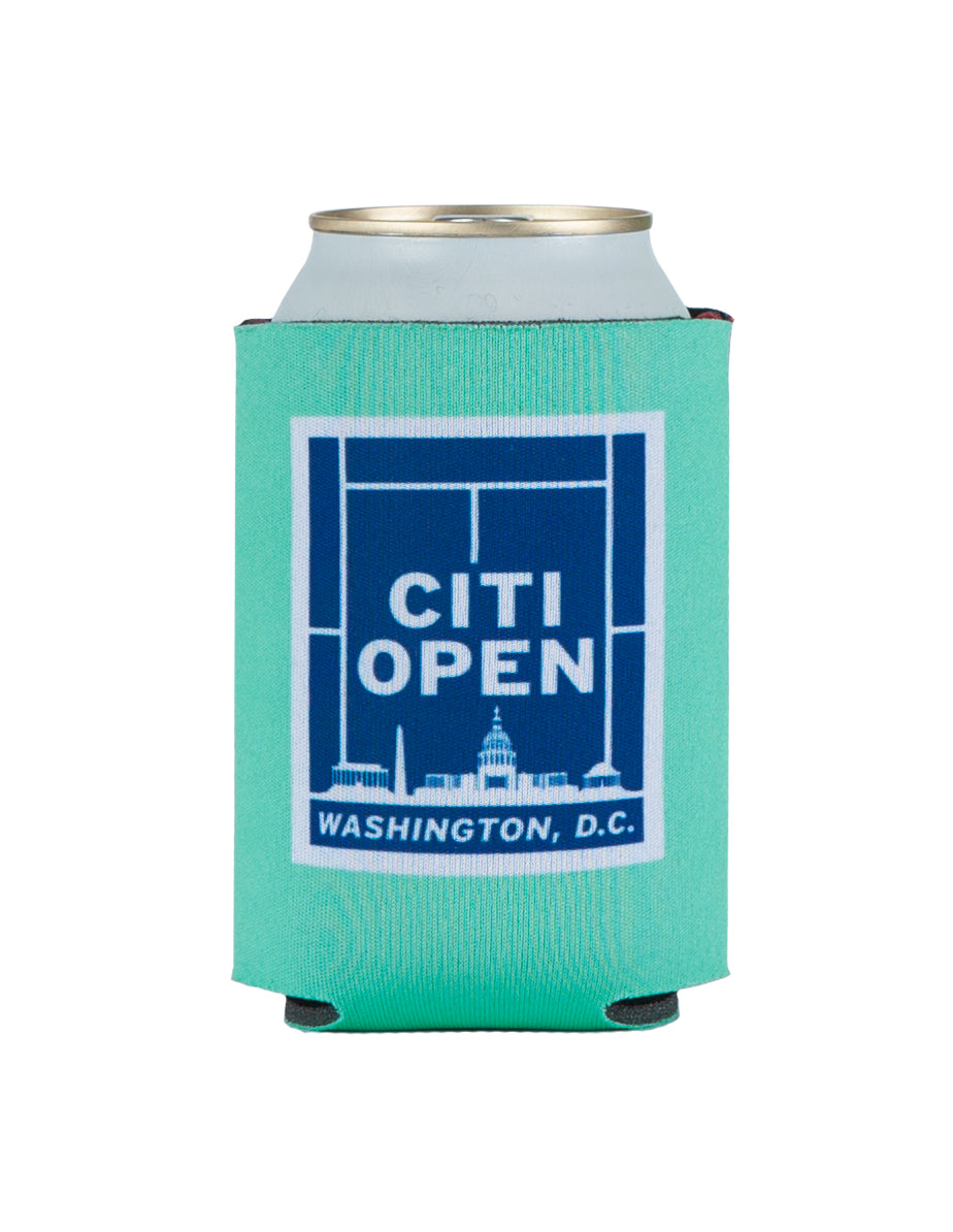 Citi Open Retro Tennis Court Skyline Koozie Mubadala Citi DC Open Store
