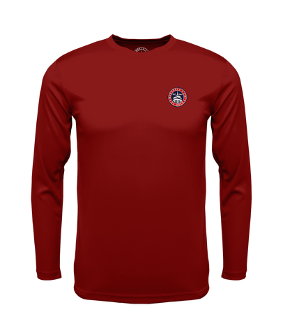 Youth Tournament Logo Athletic Longsleeve - Red