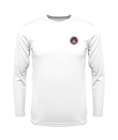 Youth Tournament Logo Athletic Longsleeve - White