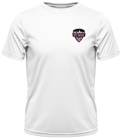 Badge Logo Athletic Tee - White