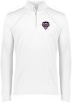 Badge Logo Athletic 1/4 Zip - White