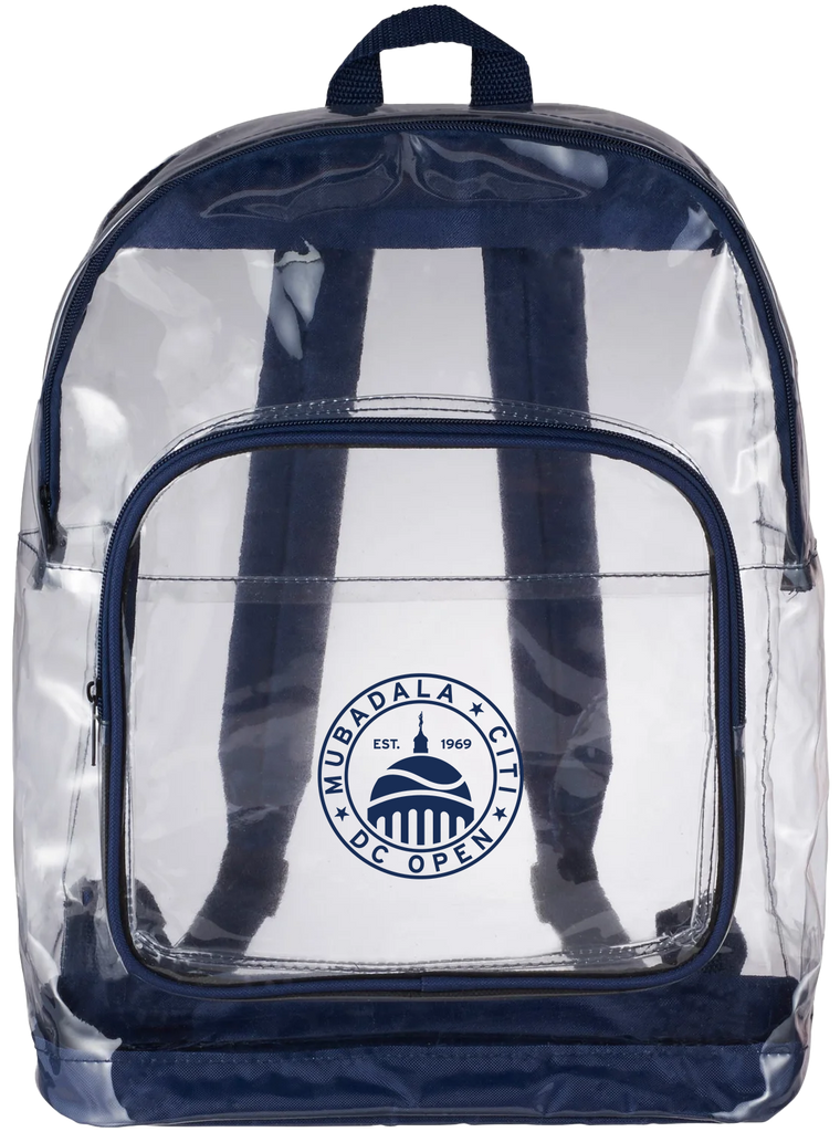 Clear backpack in store sales