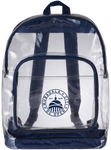Tournament Logo Clear Backpack - Navy