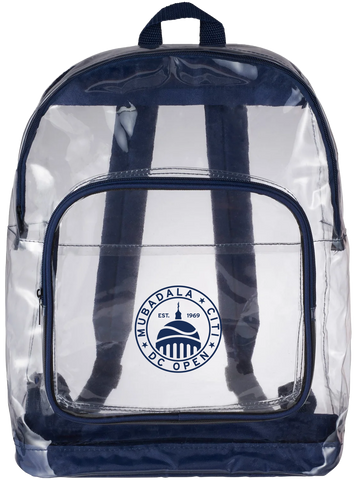 Tournament Logo Clear Backpack - Navy