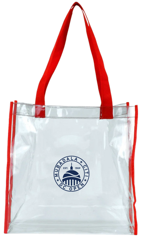 Tournament Logo Clear Tote Bag - Red