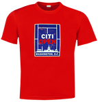 Youth Citi Open Athletic Tennis Court Skyline Tee - Red
