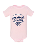 Infant Badge Logo Onesie - Pink