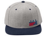 DC Flag Logo Snapback - Grey/Navy