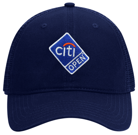 Citi Open Tournament Logo Trucker Hat - Navy