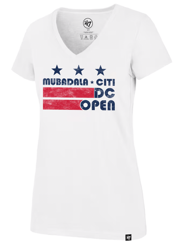 DC Flag Scrum Tee - White Wash – Mubadala Citi DC Open Store