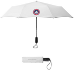 Tournament Logo Travel Umbrella - White