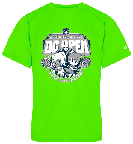 Youth Athletic Character Tee - Lime
