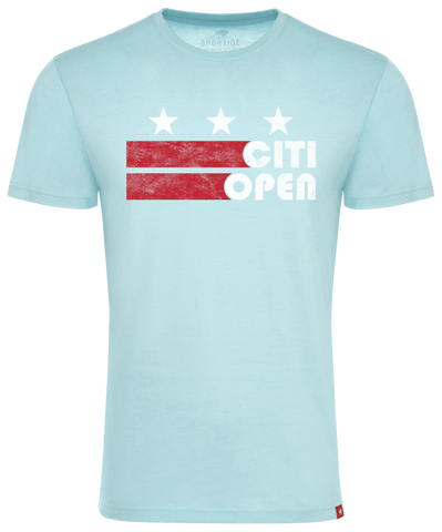 Citi Open DC Flag Comfy Tee - Light Blue