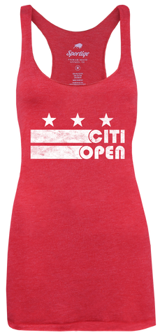 Womens DC Flag Comfy Tank - Red
