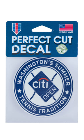Citi Open Circle Logo Perfect Cut Decal Sticker