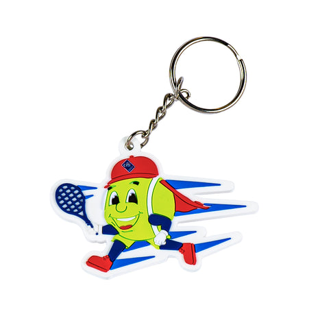Top Spin Mascot Keychain