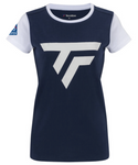 Womens Tournament Logo Tecnifibre Club Tee - Navy