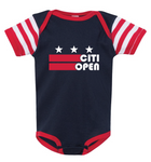 Infant Citi Open DC Flag Onesie - Navy/Red