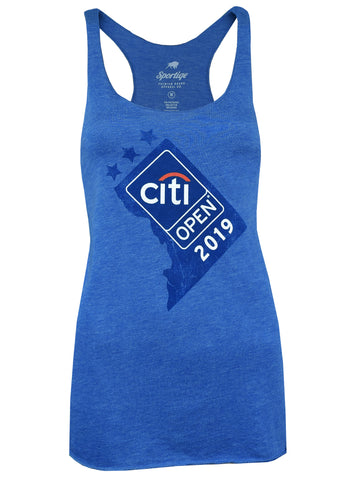 2019 Womens Citi Open DC State Logo Tank - Royal
